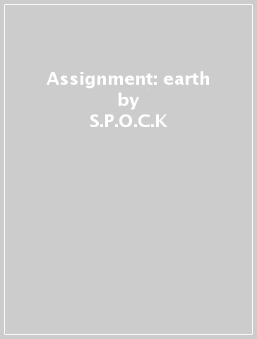Assignment: earth - S.P.O.C.K