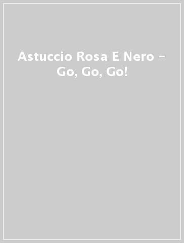 Astuccio Rosa E Nero - Go, Go, Go!