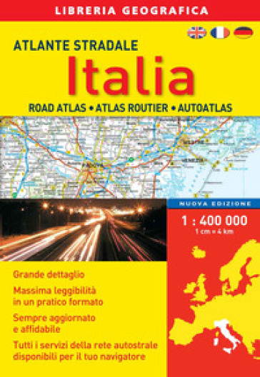 Atlante stradale Italia 1:400.000. Con Contenuto digitale per download e accesso on line