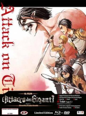 Attacco Dei Giganti (L') - Il Film - Parte 1 - L'Arco E La Freccia Cremisi (Ed. Limitata E Numerata) (Blu-Ray+Dvd+T-Shirt Unisex Tg. L) - Tetsuro Araki