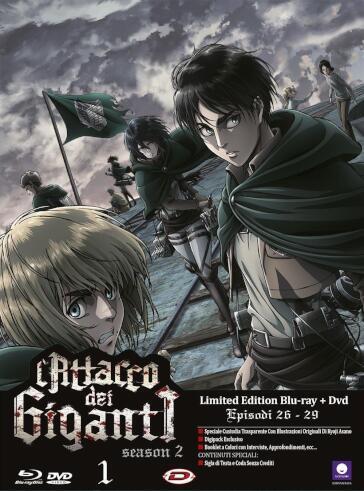 Attacco Dei Giganti (L') - Stagione 02 #01 (Eps 01-04) (Ldt) (Blu-Ray+Dvd) - Tetsuro Araki