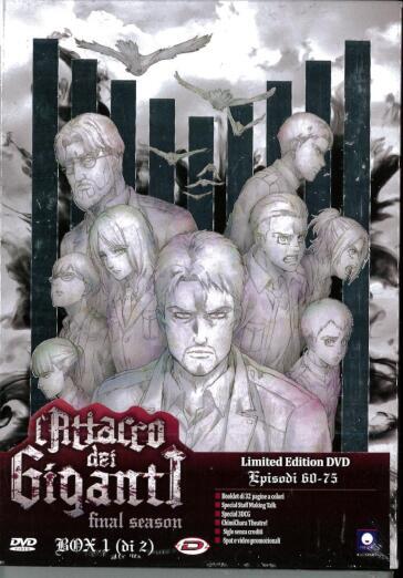 Attacco Dei Giganti (L') - The Final Season Box #01 (Eps 01-16) (Ltd Edition) (3 Dvd+Digipack+Box Finitura Argento) - Tetsuro Araki