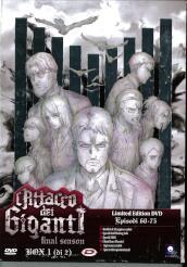Attacco Dei Giganti (L ) - The Final Season Box #01 (Eps 01-16) (Ltd Edition) (3 Dvd+Digipack+Box Finitura Argento)