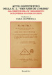 Atto costitutivo della R. l. «Des amis de l ordre». All Oriente dell 84° reggimento di fanteria di linea di Udine