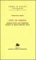 Atto of Vercelli. Church State and Christian Society in Tenth Century Italy