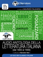 Audio antologia della Letteratura Italiana (Volume II, dal 1800 al 1900) (Audio-eBook)