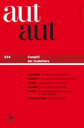 Aut aut 334 - Compiti del traduttore