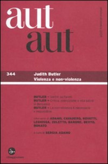 Aut aut. 344.Judith Butler