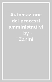 Automazione dei processi amministrativi