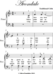 Avondale Beginner Piano Sheet Music