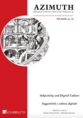 Azimuth (2019). Nuova ediz.. 14: Subjectivity and digital culture