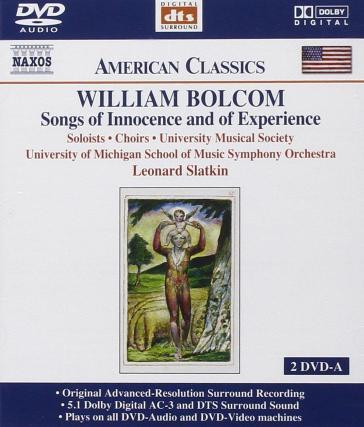 BOLCOM - SONGS OF INNOCENCE AND EXPERIENCE (2 DVD)(DVD audio)