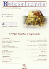 Babelonline print. 12: Georges Bataille. L