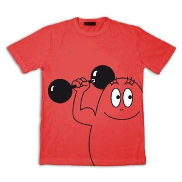 Barbapapa' - T-Shirt Compresse Bambino - Barbaforte (Taglia S)