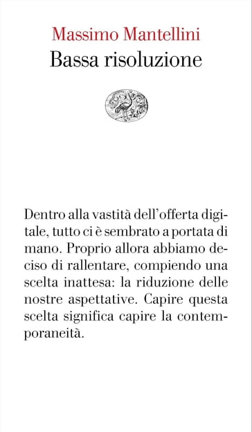 Bassa risoluzione - Massimo Mantellini