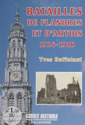 Batailles de Flandres et d Artois : 1914-1918