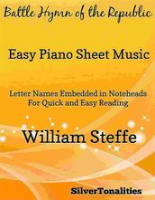 Battle Hymn of the Republic Easy Piano Sheet Music
