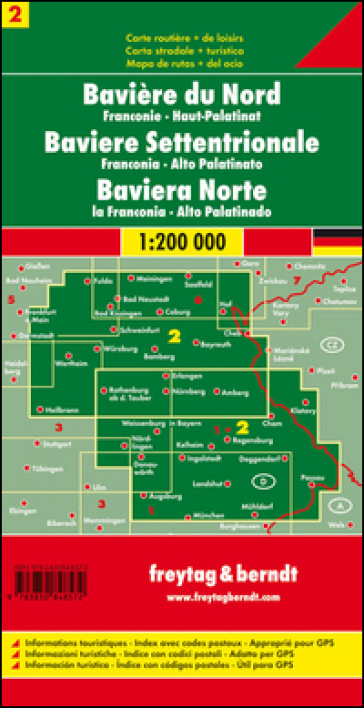 Baviera centro nord 1:200.000