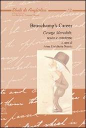 Beauchamp s Career. George Meredith. Testo e contesto