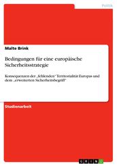 Bedingungen für eine europäische Sicherheitsstrategie