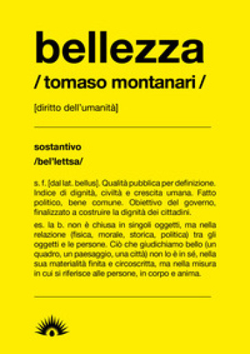 Bellezza - Tomaso Montanari