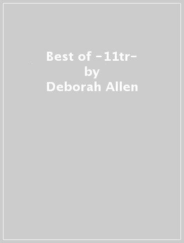 Best of -11tr- - Deborah Allen