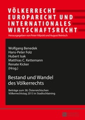 Bestand und Wandel des Voelkerrechts