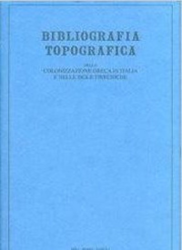 Bibliografia topografica della colonizzazione greca in Italia e nelle isole tirreniche. 17: Siti Rosarno, San Brancato