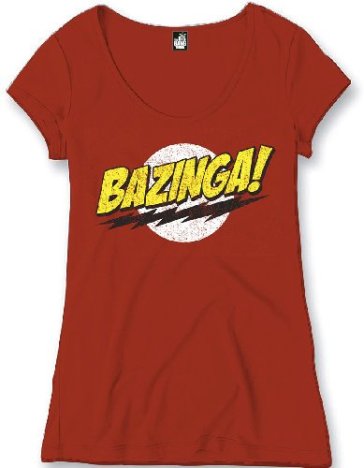Big Bang Theory - Bazinga! (T-Shirt Donna Xl)
