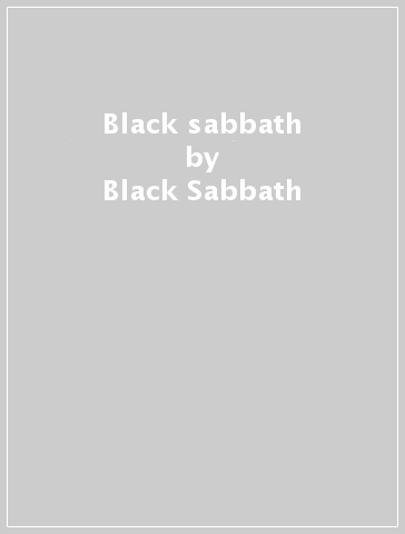 Black sabbath - Black Sabbath