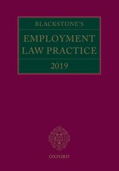Blackstone s Employment Law Practice 2019