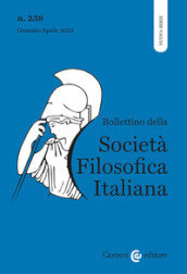 Bollettino della società filosofica italiana. Nuova serie (2023). 1.