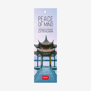 Bookmark Calendar 2019 - 5,5X18 Peace Of Mind
