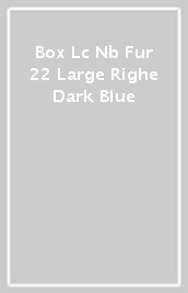 Box Lc Nb Fur 22 Large Righe Dark Blue