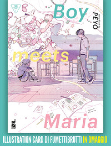 Boy meets Maria. Con illustration card - Peyo