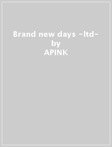 Brand new days -ltd- - APINK