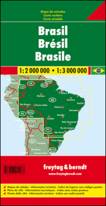 Brasile 1:2.000.000-1:3.000.000