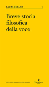 Breve storia filosofica della voce