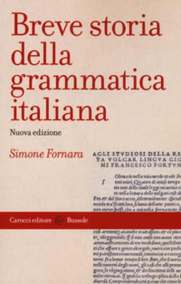 Breve storia della grammatica italiana - Simone Fornara