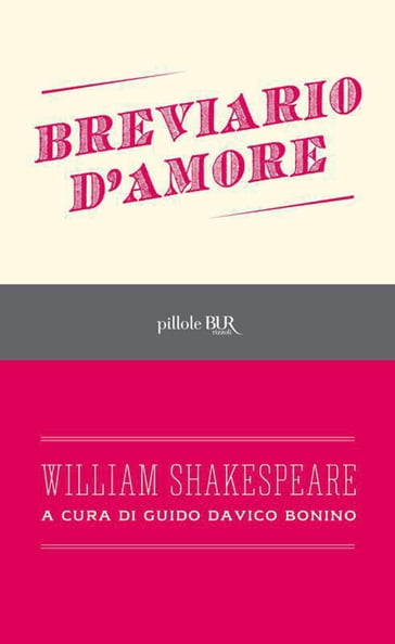 Breviario d'amore - William Shakespeare