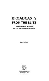 Broadcasts from the Blitz