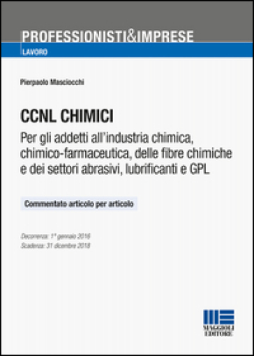 CCNL chimici - Pierpaolo Masciocchi