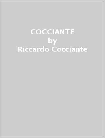 COCCIANTE - Riccardo Cocciante