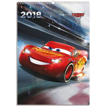 Calendario 2018 Cars 3