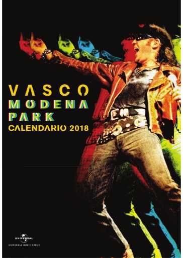 Calendario 2018 Vasco Rossi