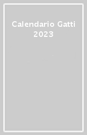 Calendario Gatti 2023