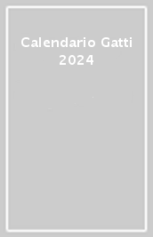 Calendario Gatti 2024