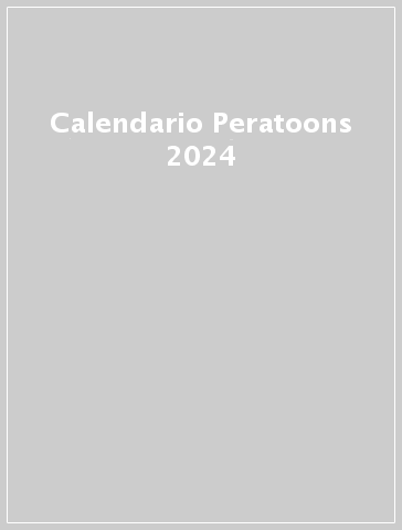 Calendario Peratoons 2024