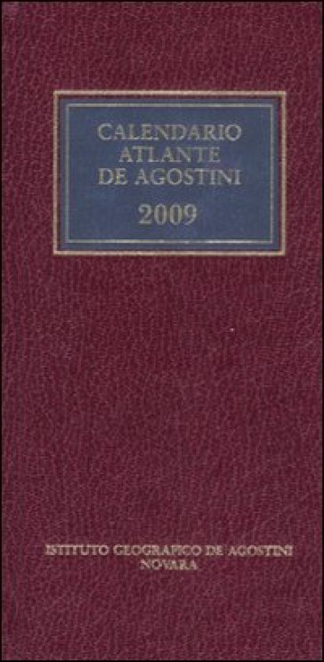 Calendario atlante De Agostini 2009