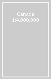 Canada 1:4.000.000